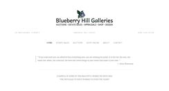 Desktop Screenshot of blueberryhillgalleries.com